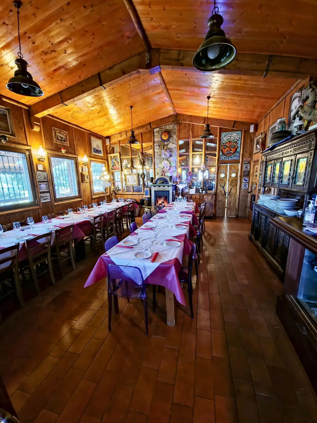 La sala della Pora Cà