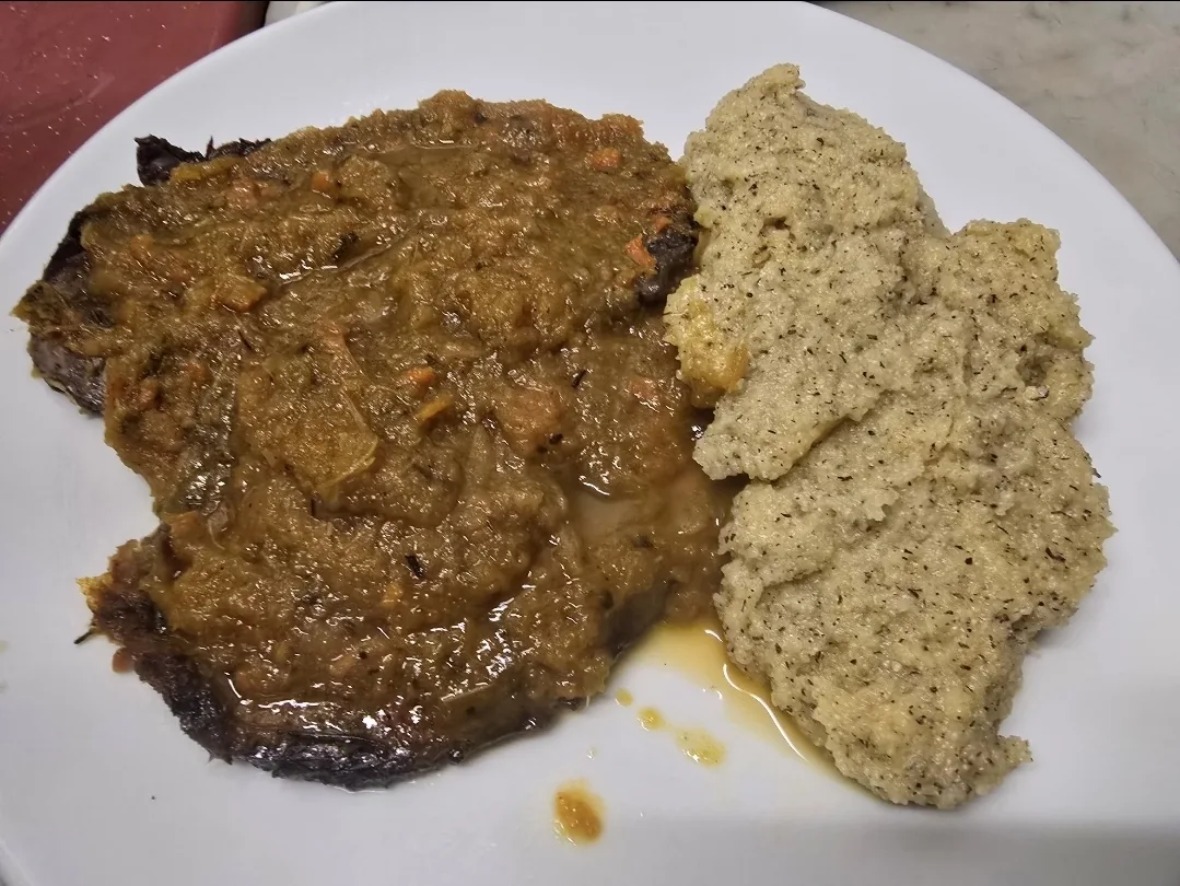 Arrosto di Manzo Irlandese con Polenta Taragna