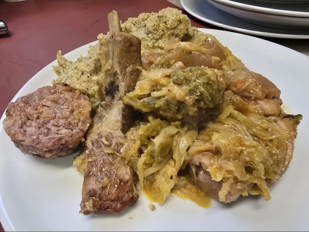 Casöla con Polenta Taragna