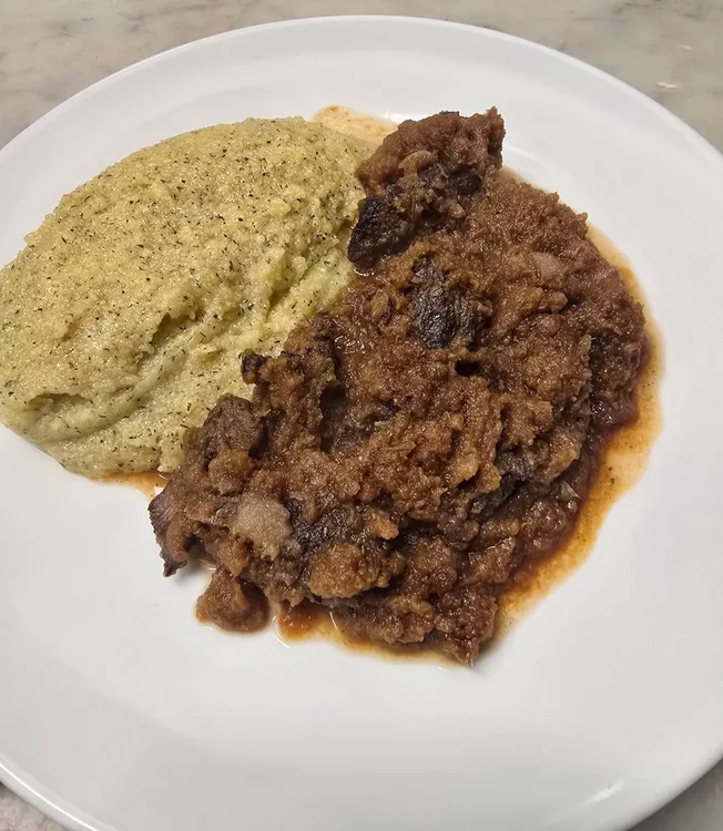 Cervo con Polenta Taragna