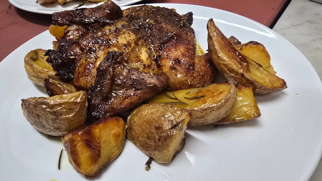 Galletto con Patate