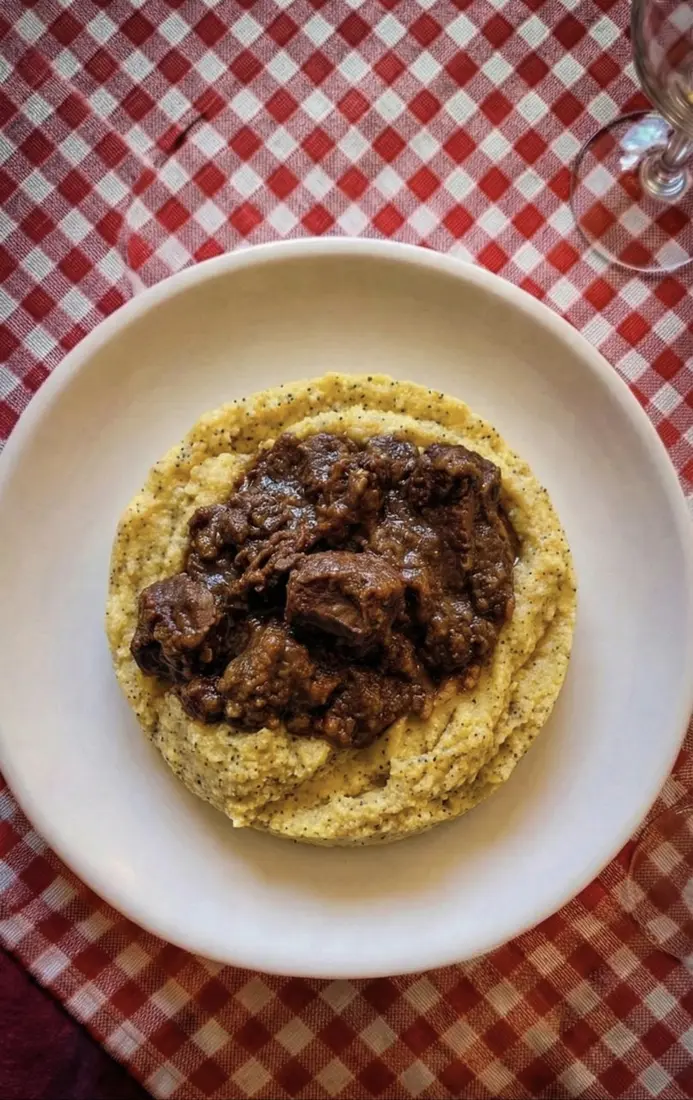 Cervo con Polenta Taragna